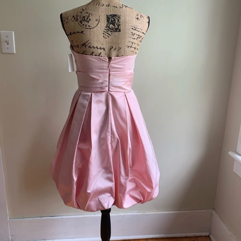 Love pink strapless dress size 6 Style A14